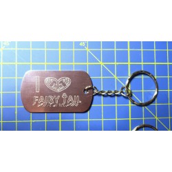 Keychain plate 28x50mm - Fairy Tail